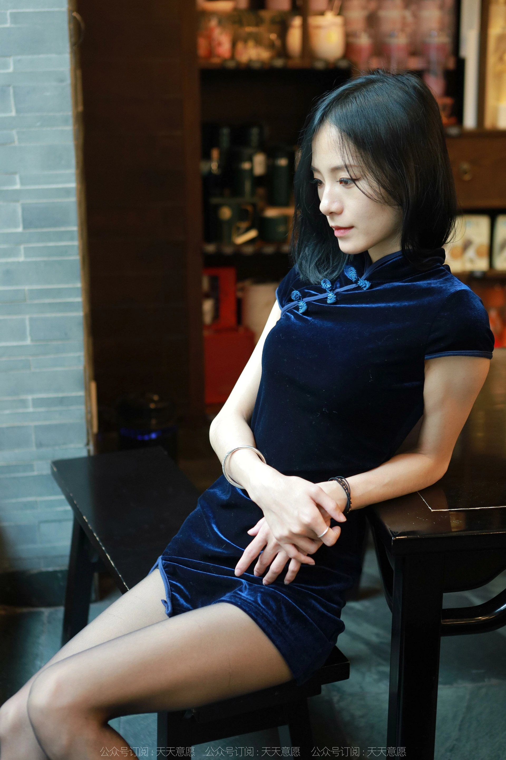 [IESS异思趣向] 2022.05.18 丝享家 1092:小六《深蓝旗袍》 3